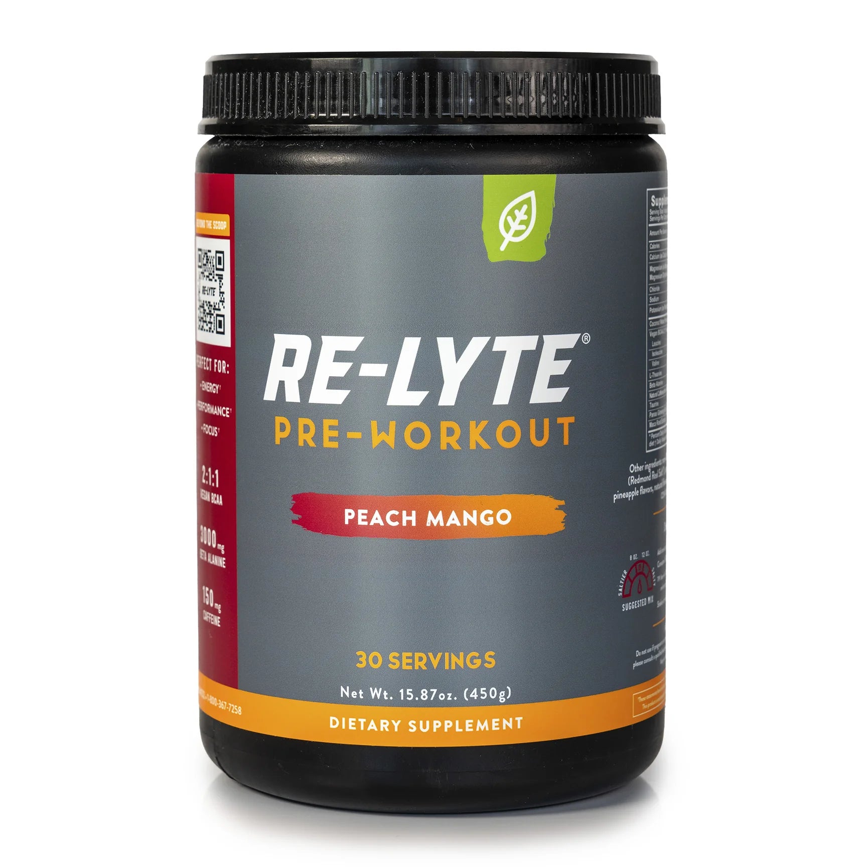 Re-Lyte Pre-Workout Electrolyte Powder 30 Servings